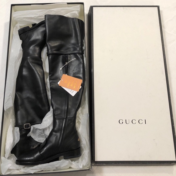 Queercore Brogue Over The Knee Boots / NWB - Picture 5 of 12